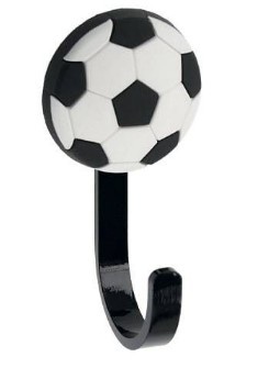 Крючок МЯЧ черно-белый  WM-BALL-CZ-B