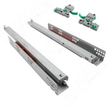 VEKTOR LS Направляющие 550 мм,ниж. крепления,полн.выдвижения,плав.закрывания