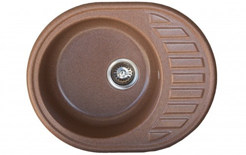 Мойка Novell Аврора терракот овальн.с кр 600*480