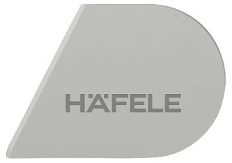 Заглушка декор.Free flap H 1.5 серая,левая 372.39.001