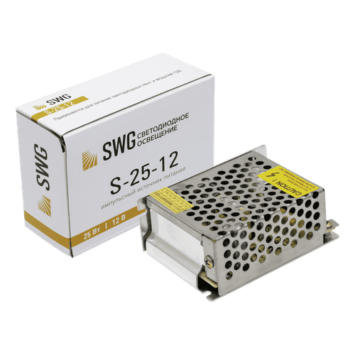 Блоки питания сетка 25W/12V, серия S