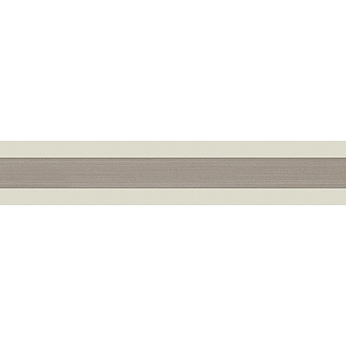 Кромка ABC 1*23 Трио Белый-алюминий W8903