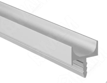 Профиль-ручка врезная  для фасада 18 мм,алюм.МДМ 5500 м LKW4AA