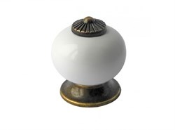 Ручка-кнопка BOYARD RC106 AB.3/W