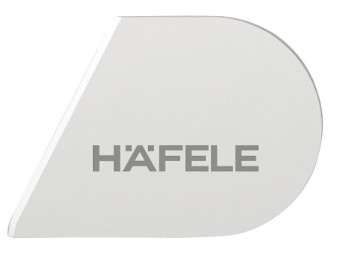 Заглушка декор.Free flap H 1.5 белая,левая 372.39.003