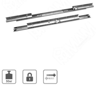 Механизм царг. с увеличением длины 600/750 мм,синхрон. F-EX600/350/750SL