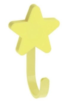 Крючок звезда желтый WM-STAR-ZT