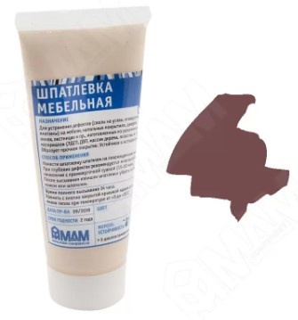 Шпатлевка мебельная,орех итальянский