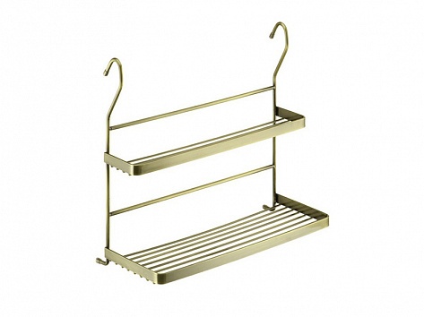 Полка двухярусная 340*150*300 бронза G212 BA