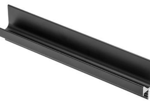 Ручка врезная GTV "L" L-3.5 м черный матовый