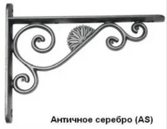 Консоль MOD 7 150*200 антич.серебро