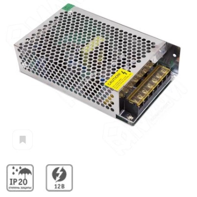 Блок питания АС-230/DC-12V,IP20,100W