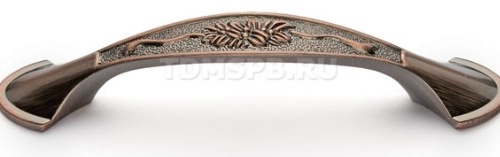 Ручка-скоба FS006-128,бронза античная