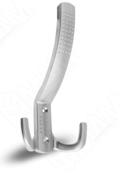 Крючок трехрожковый хром матовый Z-355.G6
