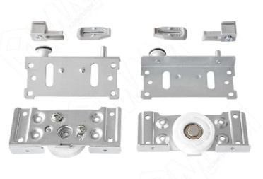 IKM80AY Комплект роликов для 1 двери,80 кг(2верх+2 низ+2 стопор.)