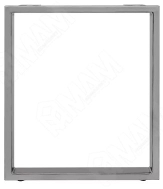 Опора для стола П-образная,60*30,H725+5мм,хр. матовый