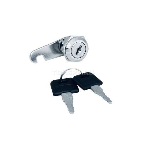 Замок для ящика D19*L16 mm никель 90* почтовый