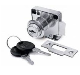 Замок мебельный GTV ZZ ZN 138-01 простой ключ