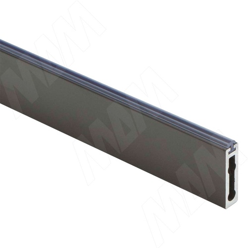 VOGUE Штанга прямоугольная 30х8, с демпфером, графит, L-3000 TA0213TGPL