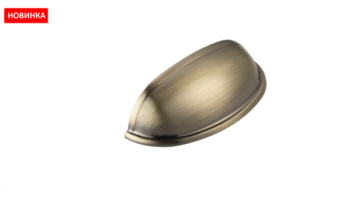 Ручка-ракушка 3502-64-AG ANTIQUE GOLD
