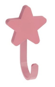Крючок звезда розовый WM-STAR-RZ