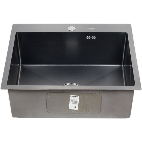 Мойка Н6050 MELANA графит,с коландером, 500*600