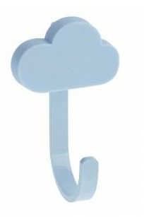Крючок облако, синий WM-CLOUD-SZ, Мебельная фурнитура Фурнитура-М