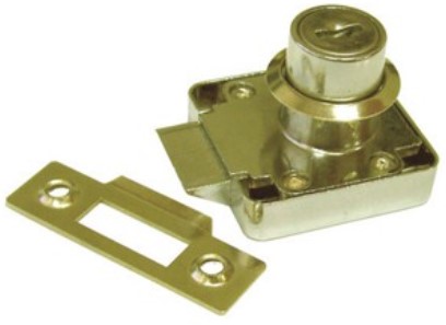 Замок Z348GP 1/22 золото, Мебельная фурнитура Фурнитура-М