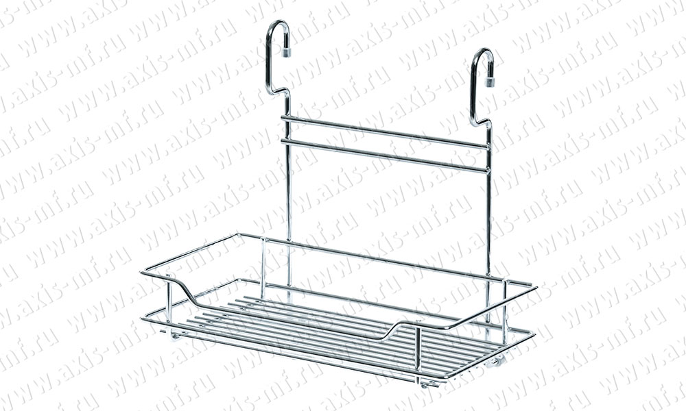 Полка многоцелевая MINI 200*110*250 хром, Мебельная фурнитура Фурнитура-М