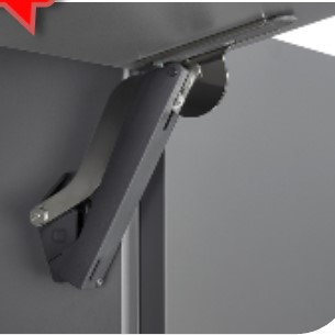 Подъемник ФриСпейс (FREESpace) Комплект, тип D,Н225-650 цвет СЕРЫЙ/никель 2722367035, Мебельная фурнитура Фурнитура-М