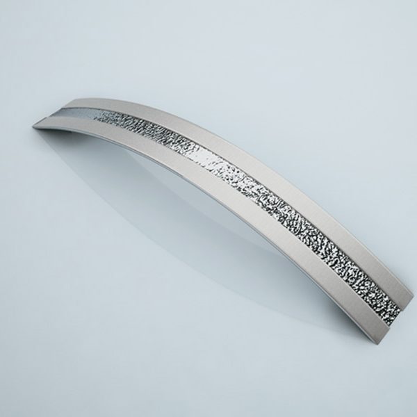 Ручка-скоба Metax К805-128-25  128мм,хром/инокс, Мебельная фурнитура Фурнитура-М
