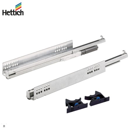 Направляющие ПВ QUADRO V6  SS 25/350 арт.9047662+9047666, Мебельная фурнитура Фурнитура-М