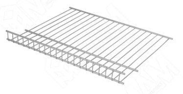 HOME SPACE полка сетчатая 400*3000 металлик ПС 400*3000 МДМ, Мебельная фурнитура Фурнитура-М
