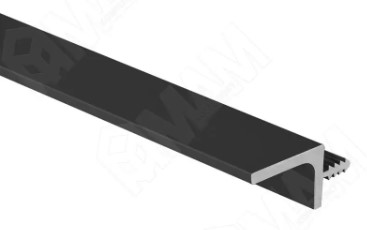 GOLINE Профиль-ручка для верхней базы, черн. мат. L3000 GL2.152A.3000.7W PR2, Мебельная фурнитура Фурнитура-М