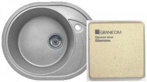 Мойка Granicom G-20 (шампань), Мебельная фурнитура Фурнитура-М