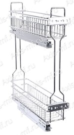 Механизм вык. 2-х яр. Quadro М150*D280 с/к с дов., Мебельная фурнитура Фурнитура-М