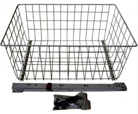 Корзина сетчатая REJS 435*475*100 белая, Мебельная фурнитура Фурнитура-М