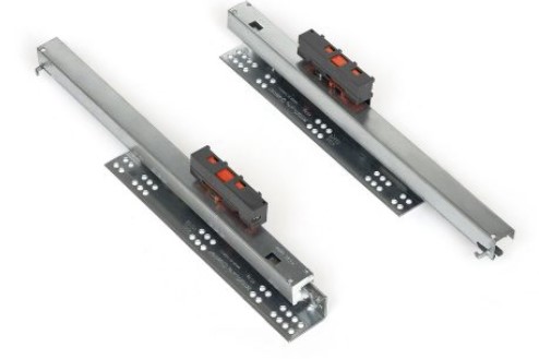 Направл. SMART SLIDE ПВ Push Open и дов-м 450 мм, Мебельная фурнитура Фурнитура-М