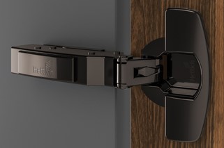 Петля накл.SENSYS 8645I TH 52 110 гр. арт.9091738 черный обсидиан, Мебельная фурнитура Фурнитура-М
