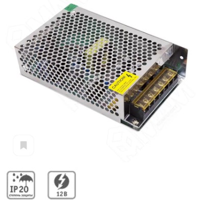 Блок питания АС-230/DC-12V,IP20,100W, Мебельная фурнитура Фурнитура-М