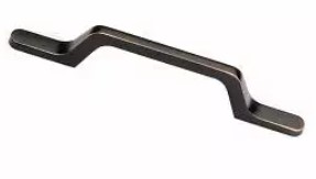 Ручка-скоба FS1673-96 мм шлифованная красная медь, Мебельная фурнитура Фурнитура-М