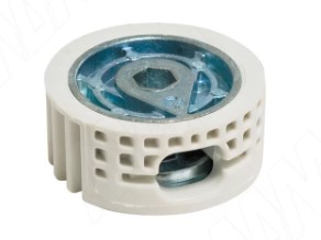 SPIRAL LOCK Эксцентрик в пластиковом корпусе для плит от 22 мм,D35 2 16240 2000 МДМ, Мебельная фурнитура Фурнитура-М