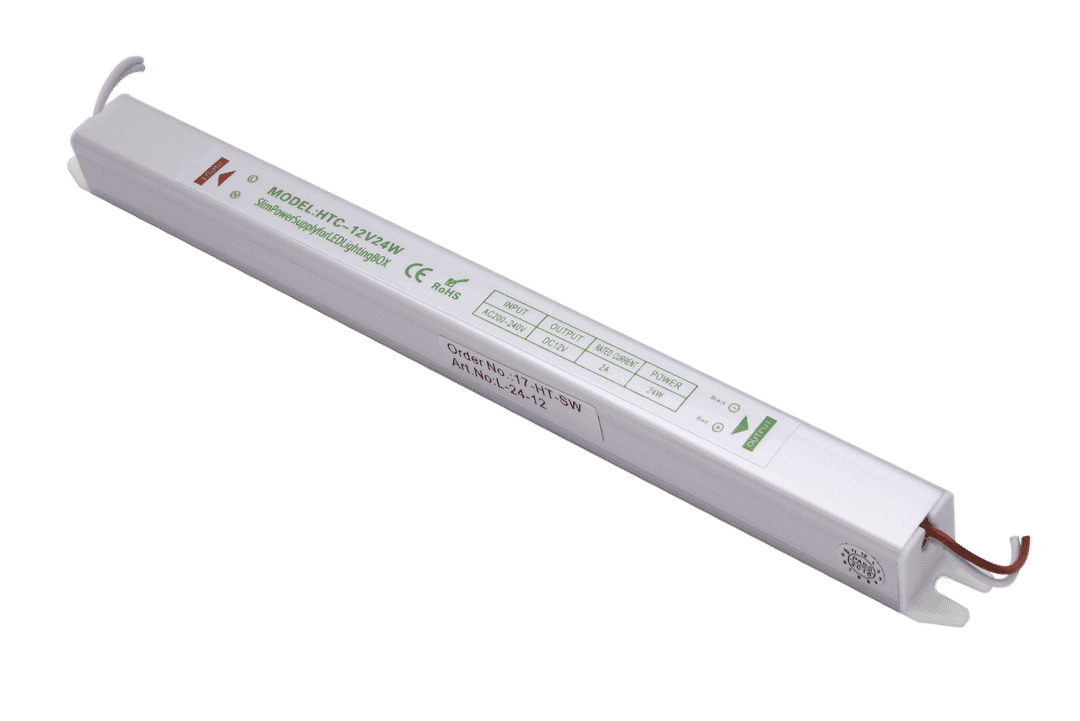 Блок питания сверхтонкий 24W/12V, серия L, Мебельная фурнитура Фурнитура-М