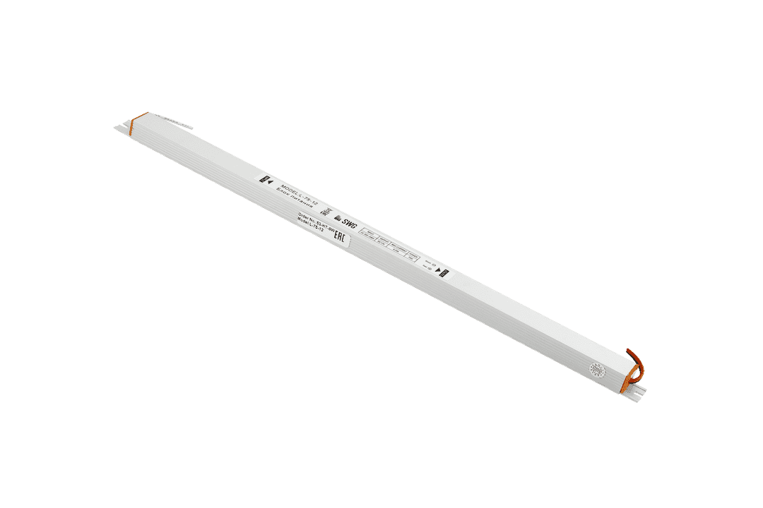 Блок питания сверхтонкий 75W/12V, серия L, Мебельная фурнитура Фурнитура-М