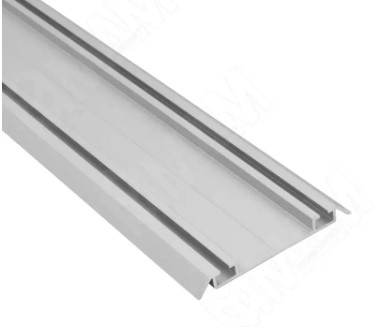 INTEGRO Направляющая нижняя серебрр ,L-6000 IN01100A МДМ, Мебельная фурнитура Фурнитура-М