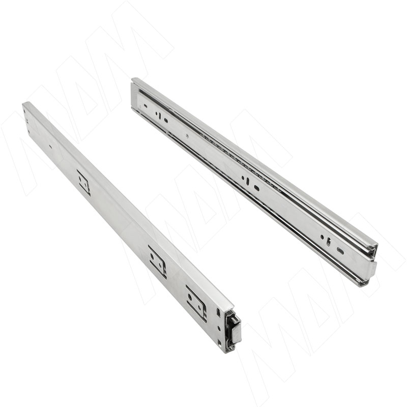 VEKTOR BS45 PUSH-TO-OPEN направляющие 350 мм, шариковые, h45, ПВ, с толкателем 1045-14PT, Мебельная фурнитура Фурнитура-М
