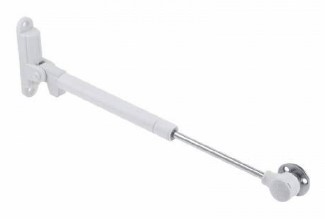 Газлифт GTV 8кг PD-GАМВ080-N10 белый с амортизатором, Мебельная фурнитура Фурнитура-М