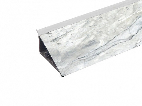 Плинтус REHAU 4.2 м 8055 Brazilian marble PL-16097891001, Мебельная фурнитура Фурнитура-М