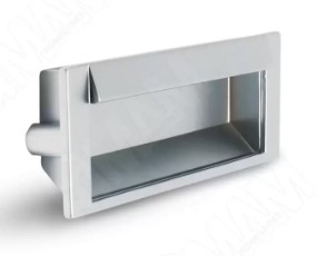 Ручка хром UN6304/128 Витрина, Мебельная фурнитура Фурнитура-М