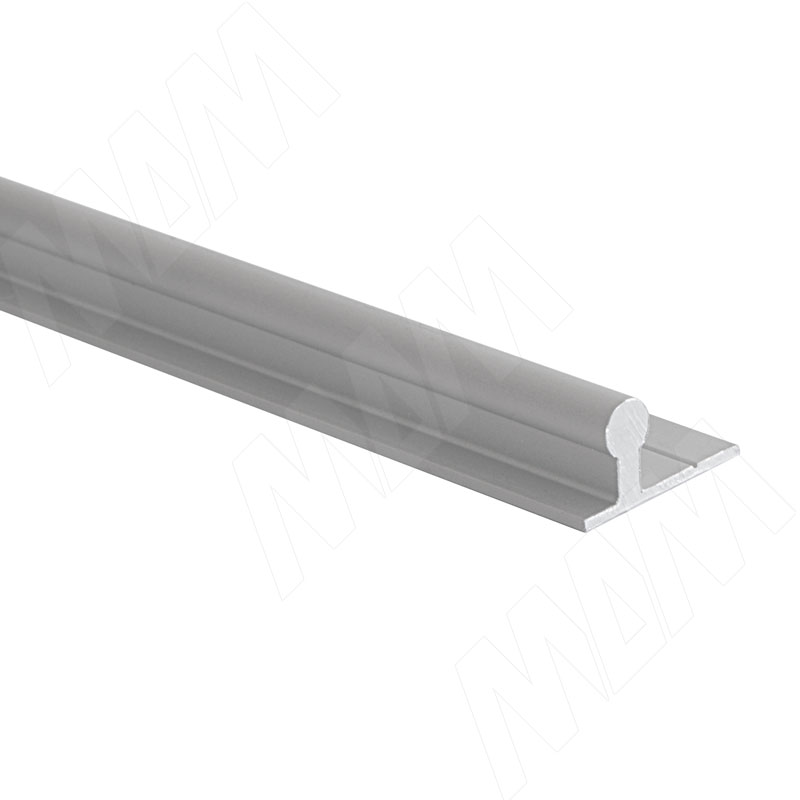 KM-80AY/FAST Направляющая накладная, серебро, L-3000 PR011954A-S3, Мебельная фурнитура Фурнитура-М